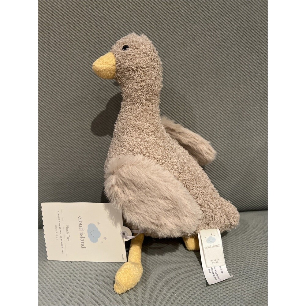 Cloud Island Beige Goose GOSSELIN Plush Lovey Stuffed Animal Toy Target 10" New